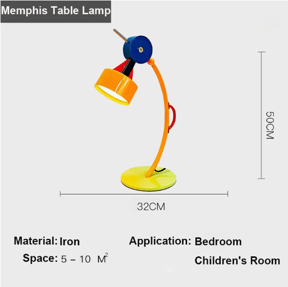 Table Lamp Modern Minimalist Kid's Room Colorful Personality Creative Decorative Lamps