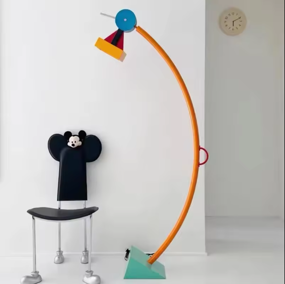 Cartoon Children Floor Lamp Color Geometry Family Bedroom Originality LED Creativity Decorative Atmosphere