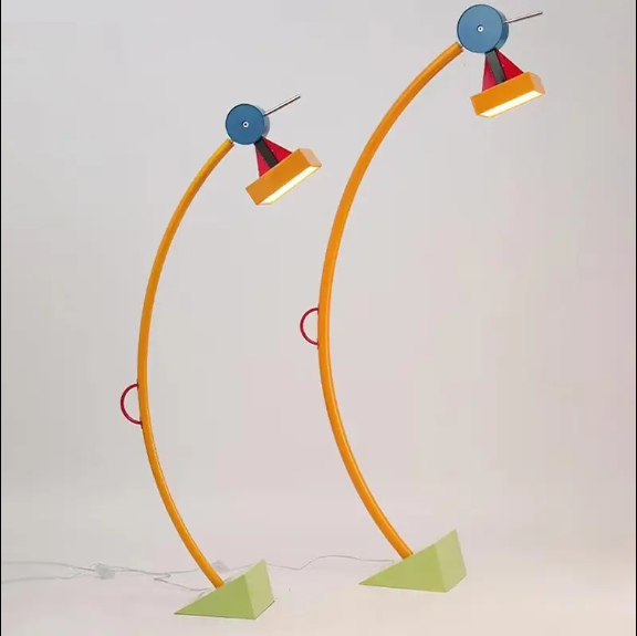 Cartoon Children Floor Lamp Color Geometry Family Bedroom Originality LED Creativity Decorative Atmosphere