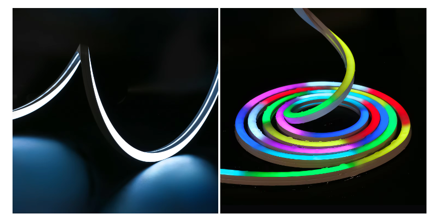 LED Neon 12v 24v Flexible Smart RGB Bande Led Colorful Strips Lights